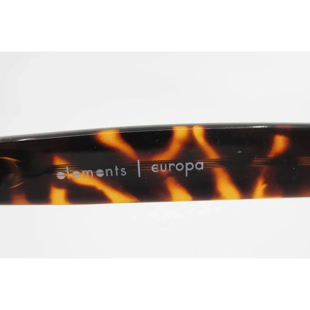 Elements Europa EL-442 C3 Tortoise Shell Rectangular Eyeglasses Frames 54-19-150